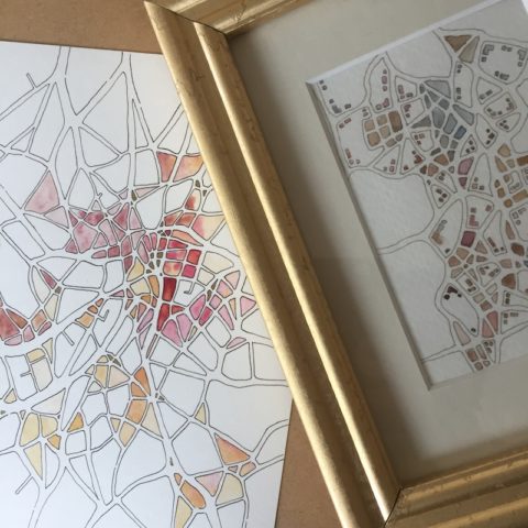 Two site-specific drawings